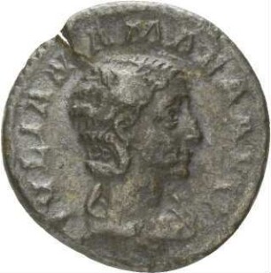 Denar des Severus Alexander für Iulia Mamaea