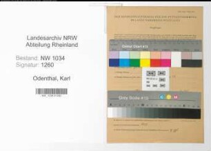 Entnazifizierung Karl Odenthal , geb. 01.04.1911 (Oberfeldwebel)