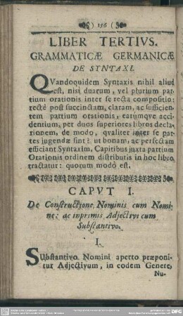 Liber Tertius. Grammaticae Germanicae De Syntaxi
