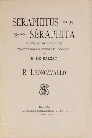 Séraphitus - Séraphita : poema sinfonico