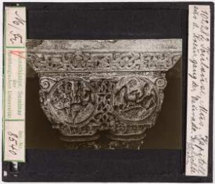 Toulouse: Augustinermuseum, Kapitell aus Kreuzgang der Daurade (Stoedtner-Nr. 102282)