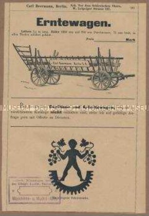 Erntewagen.