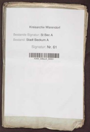 Protokolle über Rechnungslegungen