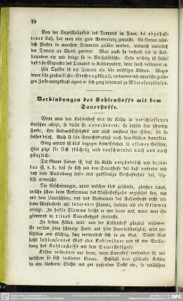 Verbindungen des Kohlenstoffs mit dem Sauerstoffe