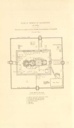 Plan of Temple of Jagannáth at Puri