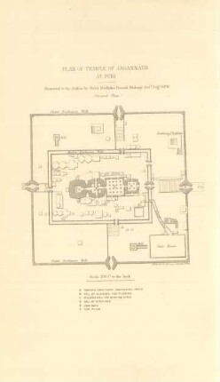 Plan of Temple of Jagannáth at Puri