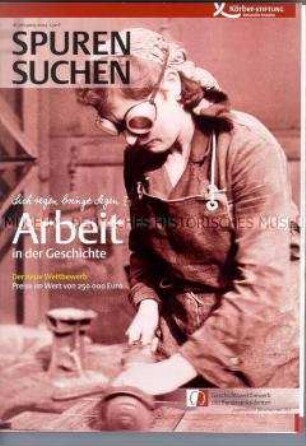 Jahreszeitschrift "Spuren suchen" zum Schülerwettbewerb Deutsche Geschichte um den Preis des Bundespräsidenten