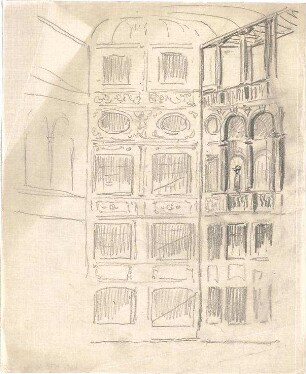 Hildebrand, Adolf von; Wien (Österreich); Theaterbau für Wien - Innenraum (Teilansicht)