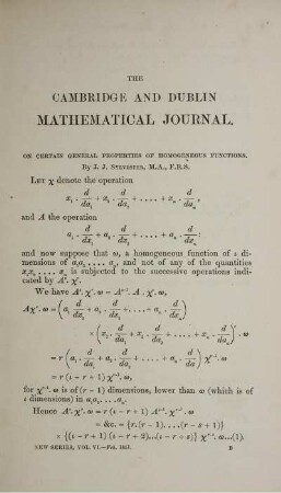 On certain general properties of homogeneous functions.