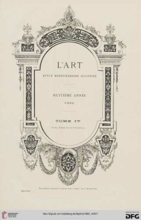 8: L' art: revue hebdomadaire illustrée