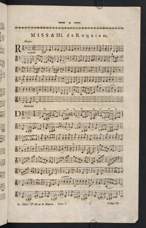 9-12, Missa III. de Requiem