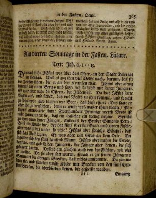 Am vierten Sonntage in der Fasten, Lätare. - Am fünften Sonntage in der Fasten, Judica.