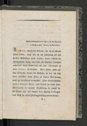 [Tagebucheinträge: Julius.]