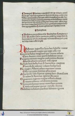 Epitaphion illustris ad magnificus dominus Rodolphus Langius ecclesie Monasteriensis canonicus ... scripsit.