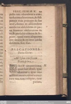 Ad Iesum crucifixum Oratio prima.