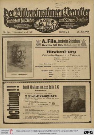 Nr. 30 (25. Juli 1925)