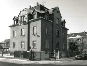 Radebeul. Wohnhaus, Gartenstraße 61/Ecke Wiesenstraße (um 1905). Eckansicht