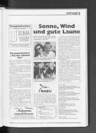 Sonne, Wind und gute Laune