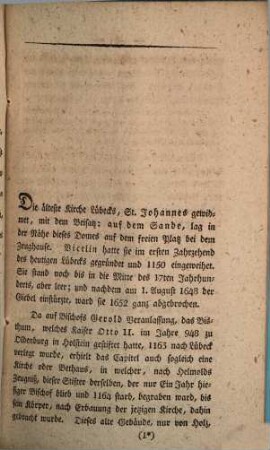 Die Merkwürdigkeiten der Domkirche in Lübeck