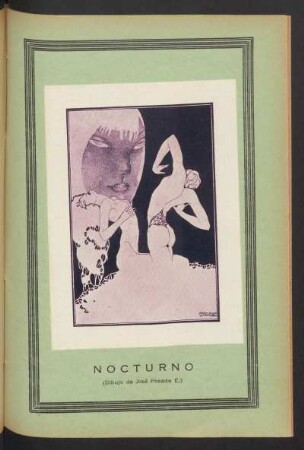 Nocturno - [Dibujo] : Dibujo de José Posada E.