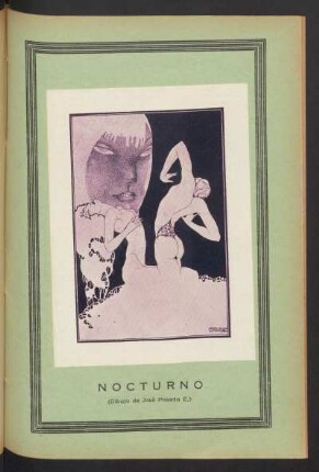 Nocturno - [Dibujo] : Dibujo de José Posada E.