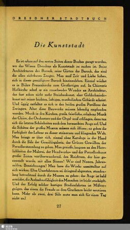 Die Kunststadt