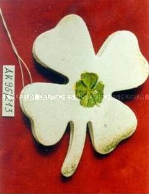 Gablonzer Christbaumschmuck - Kleeblatt