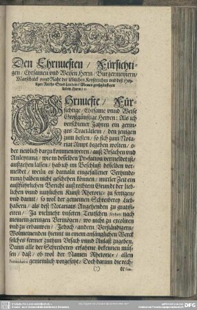 [Rhetorica Der Hochteutschen Sprach]