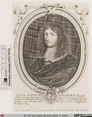 Bildnis Jean-Baptiste Colbert, 1658 marquis de Seignelay