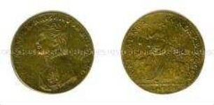 Deutschland, Nürnberger Rechenpfennig von Ernst Ludwig Sigmund Lauer auf Zar Alexander von Russland (lateinisch, deutsch)