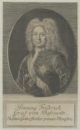 Bildnis des Henning Friderich von Bassewitz