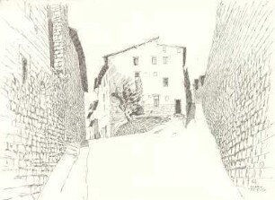 Aufstieg in Gubbio