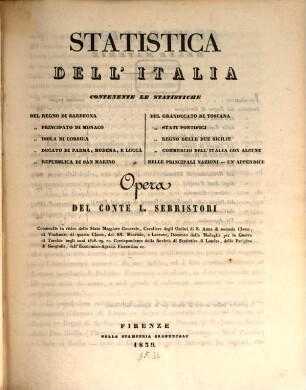 Statistica d'Italia