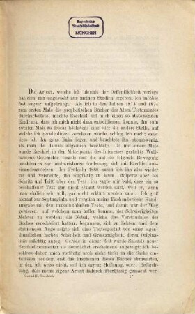 Das Buch des Propheten Ezechiel