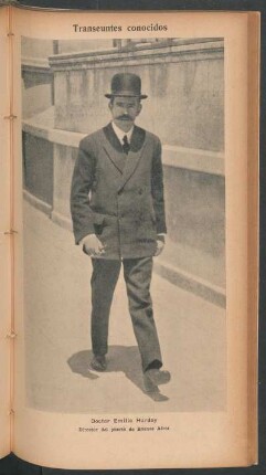 Doctor Emilio Hardoy, director del puerto de Buenos Aires - [Retrato] : Transeúntes conocidos