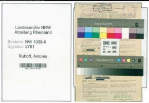 Entnazifizierung Antonie Ruhoff , geb. 08.10.1919 (Techn.Lehrerin)
