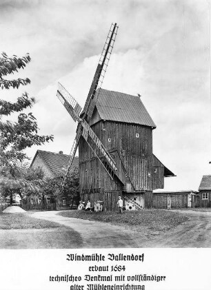 Bad Lausick-Ballendorf. Bockmühle, Ansichtskarte