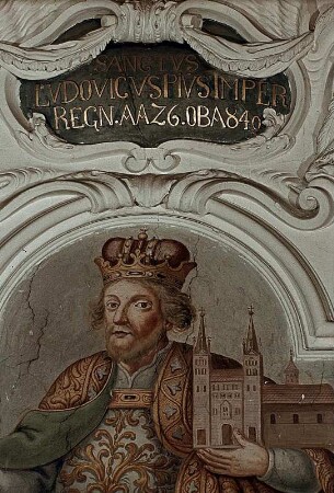 Ludwig der Fromme als Stifter der Abtei Corvey