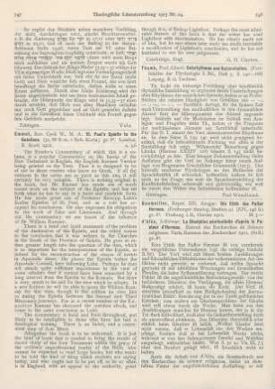 748-749 [Rezension] d‘Alès, Adhémar, La Discipline pénitentielle d‘après le Pasteur d‘Hermas
