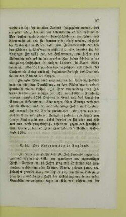 Die Reformation in England