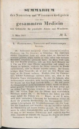 1. März 1841. No. 5.