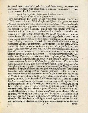 De vexillo militari Sturmfahne et vexillo St. Georgii St. Georgen Schild praefatus ad orationes audiendas decentissime invitat M. Gotthardus Haffnerus