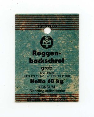 KONSUM Nahrungsmittelwerke Magdeburg