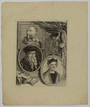 Albrecht Dürer d.Ä. und zwei weitere Künstlerbildnisse