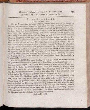 Special - Superintendenz Freudenstadt.