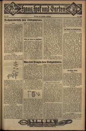 Zweite Ausgabe vom Freitag, den 22. Juni 1934.