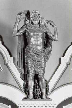 Der gute Hirte : Der gute Hirte. Bronze (1909; G. Wrba) Dresden, Versöhnungskirche