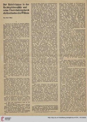 Der Relativismus in der Rechtsphilosophie und seine Überwindung durch die Restitution des Willens, [2]