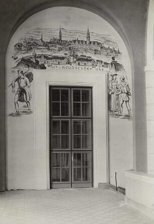 Dresden Hauptbahnhof, Inneres, Eingang zum Speisesaal