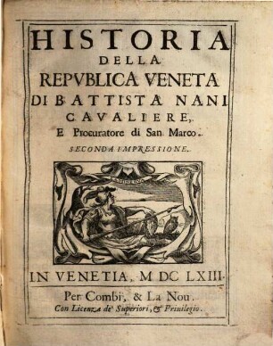 Historia della Republica Veneta, [1]
